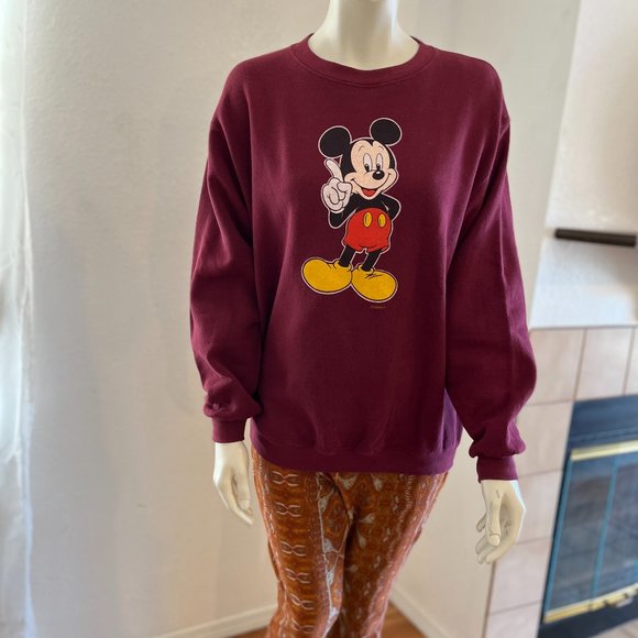 Disney Tops - Walt Disney World Vintage 90's Crew Neck Sweat Shirt Sz XL 14-16